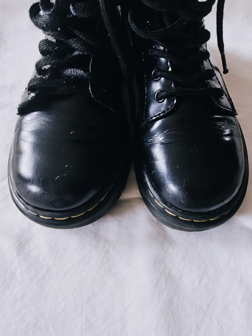 Dr Martin Black Lace-Up Combat Boots - Kids Size 13